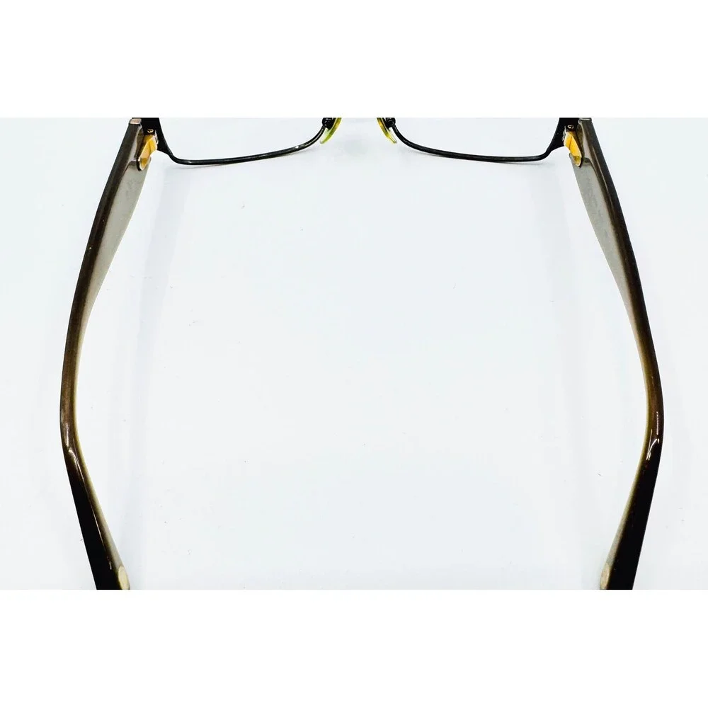 Michael Kors Eyeglasses Women Brown MK477 239 Croc Pattern Temple 52-15-135